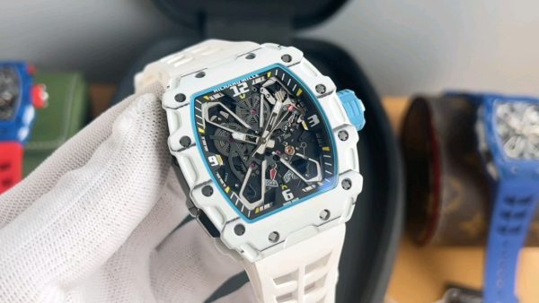 Best Swiss Replica Richard Mille RM 35-03 Rafa Nadal Men's Watch - Carbon 47.5mm - Image 4