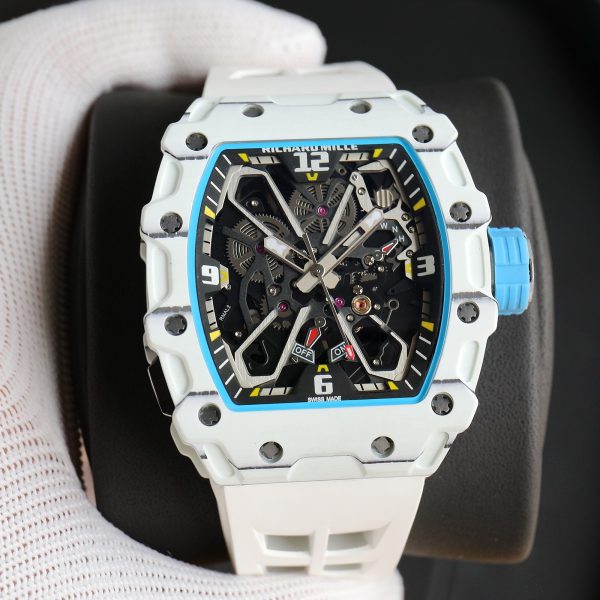 Best Swiss Replica Richard Mille RM 35-03 Rafa Nadal Men's Watch - Carbon 47.5mm - Image 3