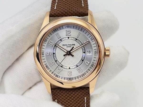 Best Swiss Super Clone Patek Philippe Calatrava 6007G-011 Replica Men's Watch 40mm - Image 2