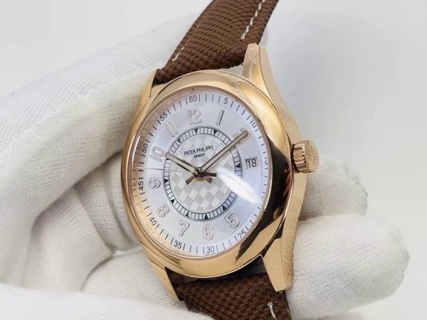 Best Swiss Super Clone Patek Philippe Calatrava 6007G-011 Replica Men's Watch 40mm - Image 5