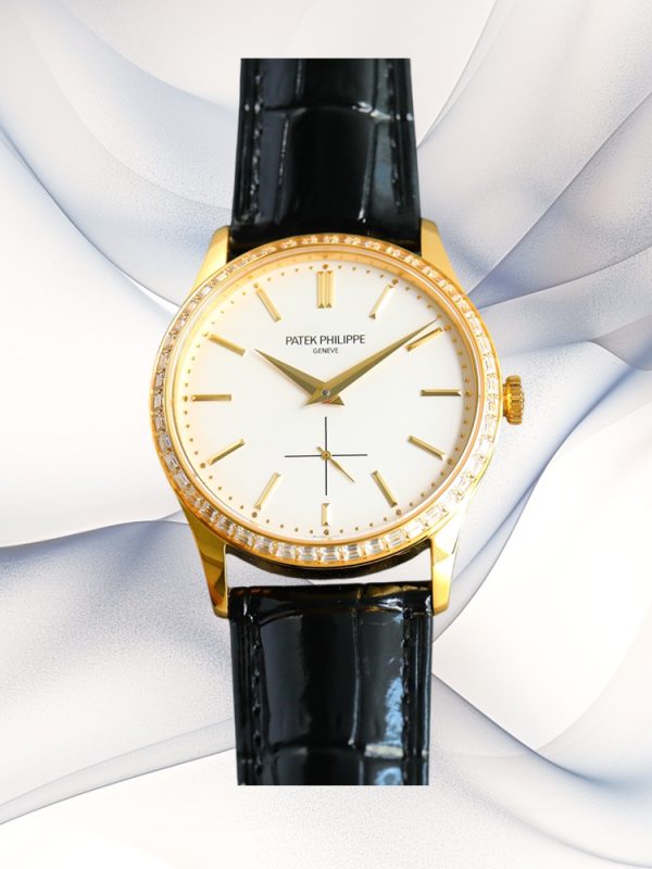 Best Swiss Patek Philippe Calatrava 5196G Replica - 37mm Rose Gold, White Dial, AAA Quality